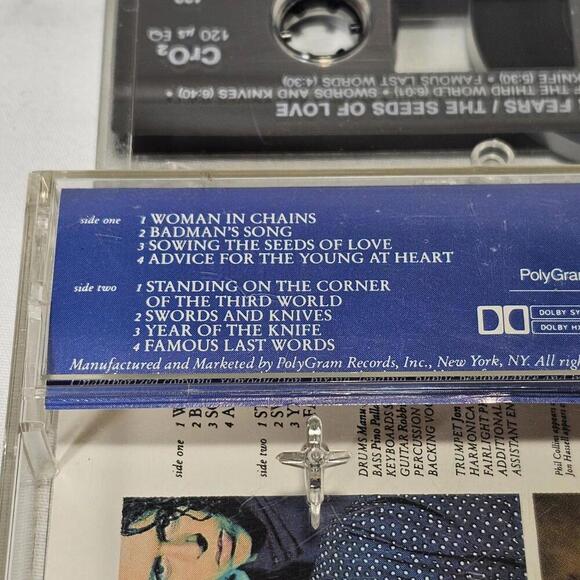 Tears For Fears : The Seeds Of Love : Vintage Tape Cassette Album From 1989. - Picture 4 of 4